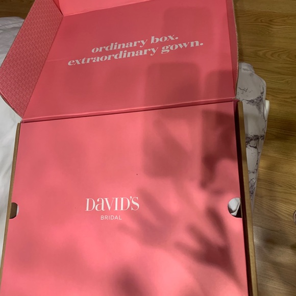 Strapless Ruched Mermaid Tulle Wedding Dress - Picture 7 of 9